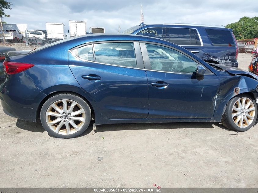 2014 Mazda 3 Grand Touring VIN: JM1BM1W37E1114471 Lot: 40395631