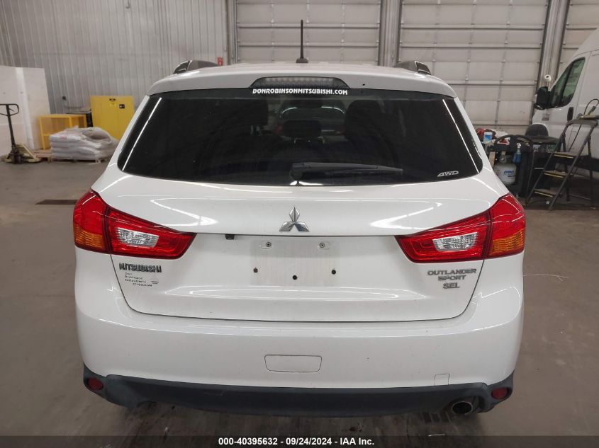 2016 Mitsubishi Outlander Sport Sel/Gt VIN: JA4AR4AW9GZ031719 Lot: 40395632