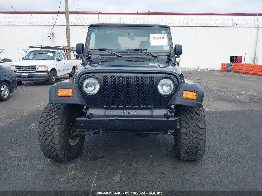 2004 Jeep Wrangler X VIN: 1J4FA39S04P722122 Lot: 40395646