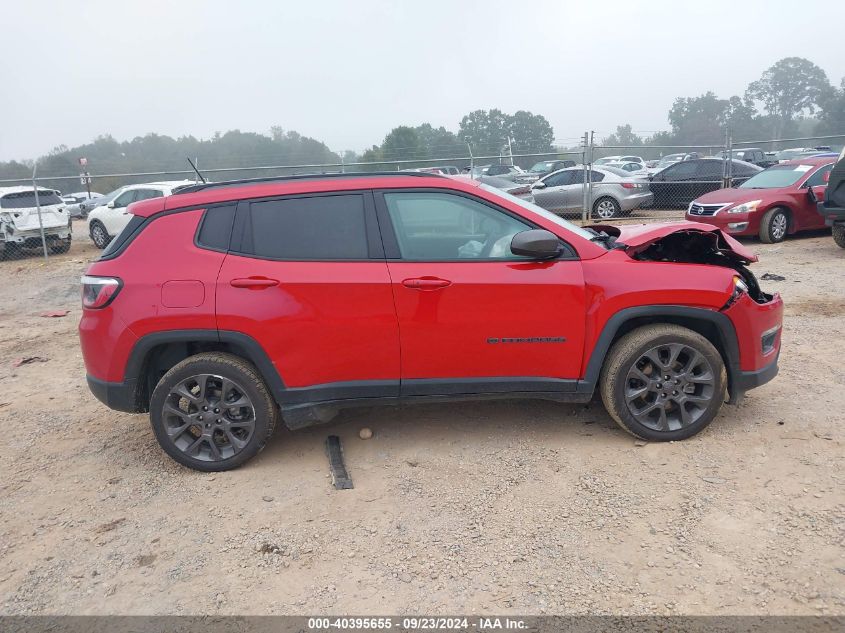 2021 Jeep Compass 80Th Edition VIN: 3C4NJDEB1MT603553 Lot: 40395655