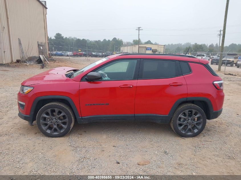 2021 Jeep Compass 80Th Edition VIN: 3C4NJDEB1MT603553 Lot: 40395655