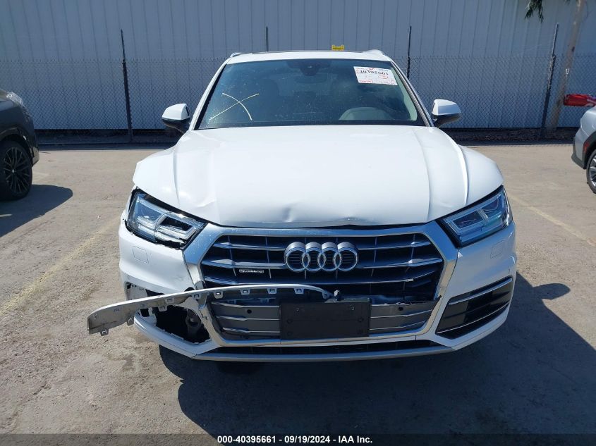 2019 Audi Q5 45 Premium VIN: WA1BNAFY0K2045955 Lot: 40395661