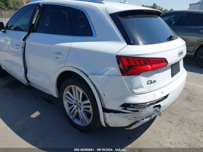 2019 Audi Q5 45 Premium VIN: WA1BNAFY0K2045955 Lot: 40395661