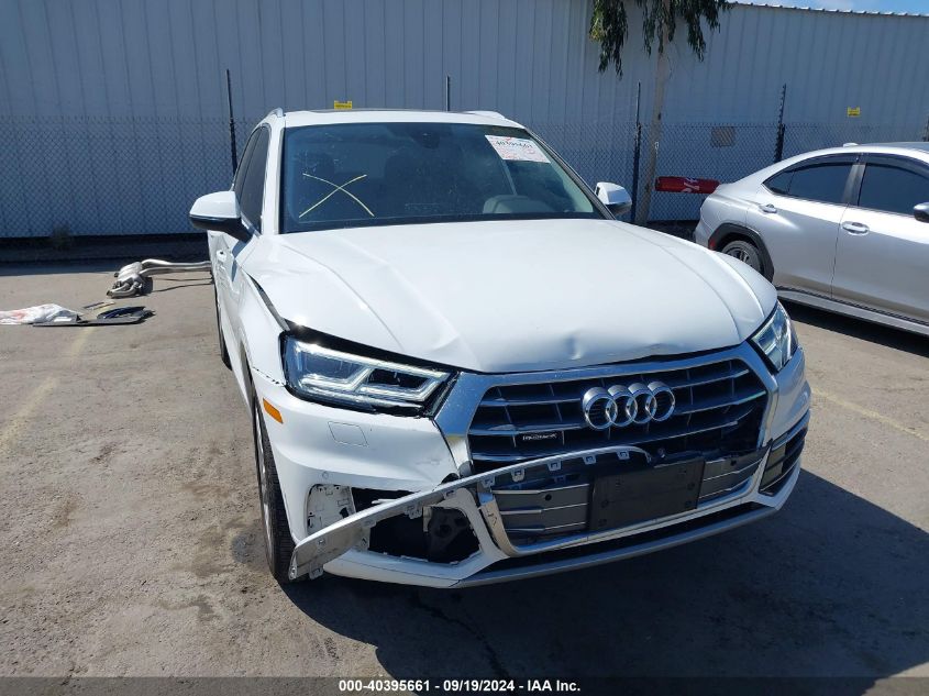 2019 Audi Q5 45 Premium VIN: WA1BNAFY0K2045955 Lot: 40395661