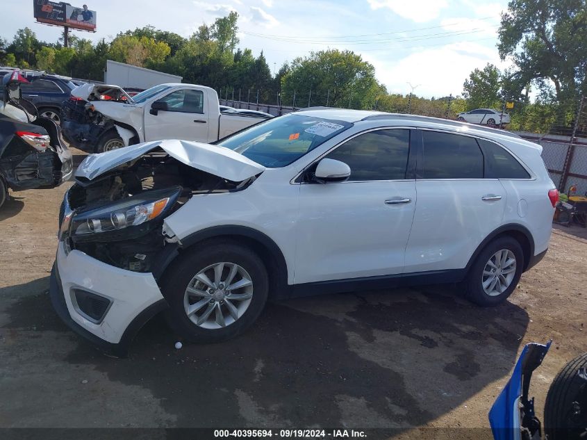 2017 Kia Sorento 3.3L Lx VIN: 5XYPG4A53HG297461 Lot: 40395694