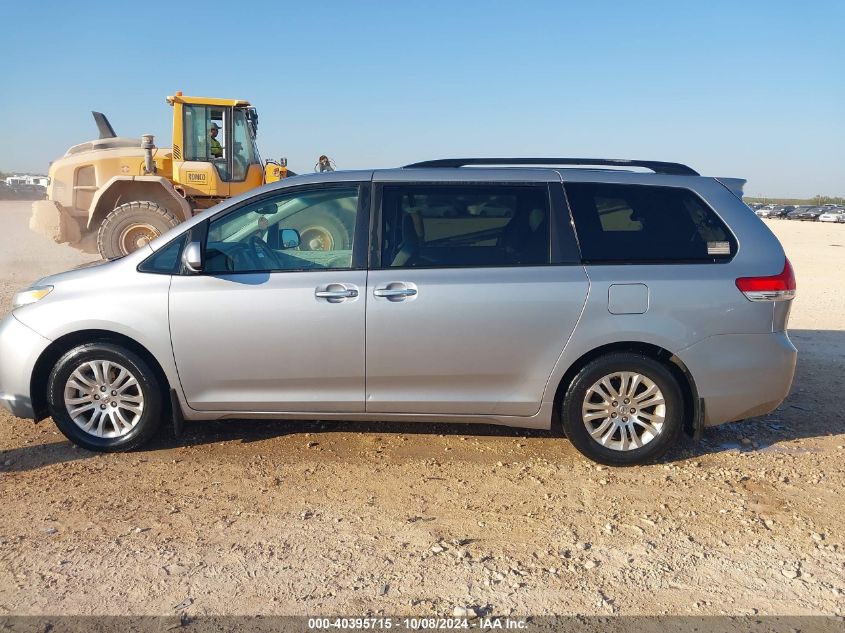 5TDYK3DC9DS352659 2013 Toyota Sienna Xle V6 8 Passenger