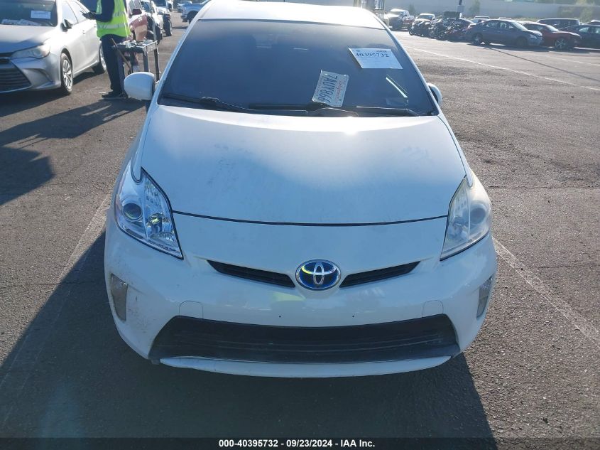 2013 Toyota Prius Two VIN: JTDKN3DU6D5643485 Lot: 40395732