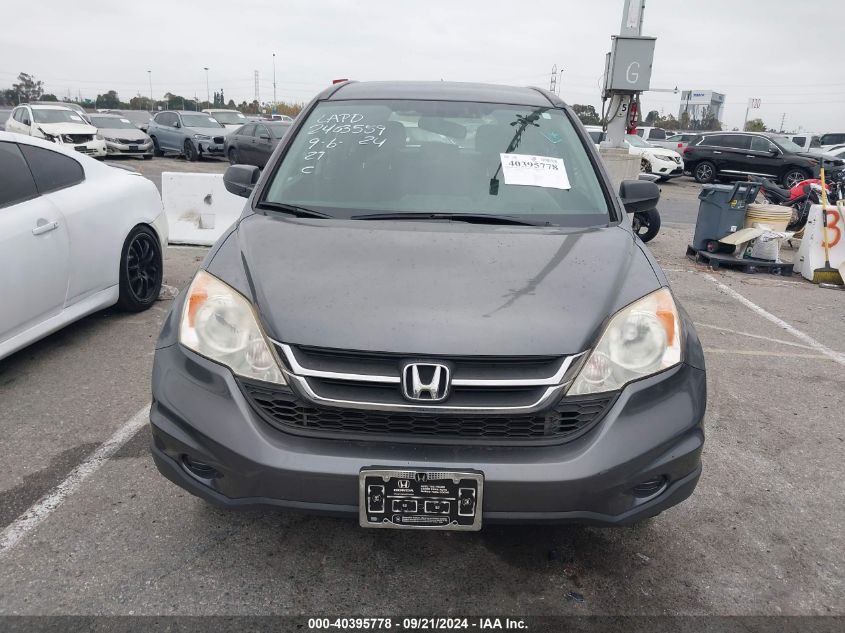 2010 Honda Cr-V Lx VIN: JHLRE3H32AC012002 Lot: 40395778