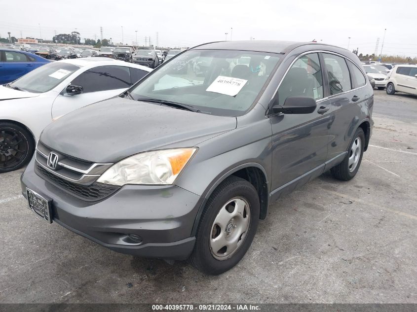 2010 Honda Cr-V Lx VIN: JHLRE3H32AC012002 Lot: 40395778