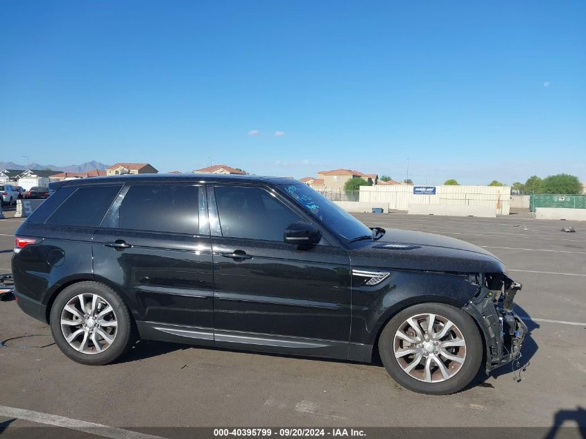 2016 Land Rover Range Rover Sport 3.0L V6 Supercharged Hse VIN: SALWR2PF1GA656162 Lot: 40395799