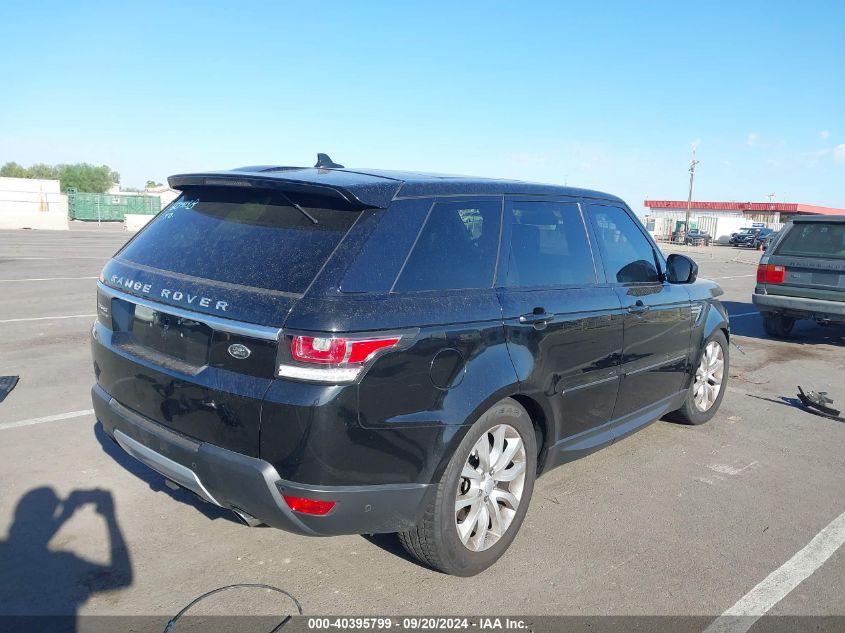 2016 Land Rover Range Rover Sport 3.0L V6 Supercharged Hse VIN: SALWR2PF1GA656162 Lot: 40395799