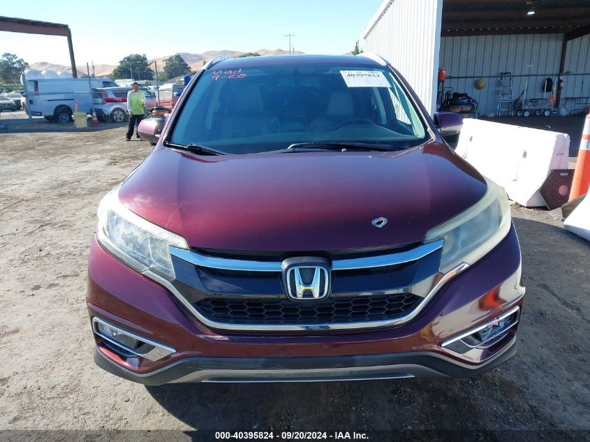 2015 Honda Cr-V Ex-L VIN: 2HKRM4H73FH631499 Lot: 40395824