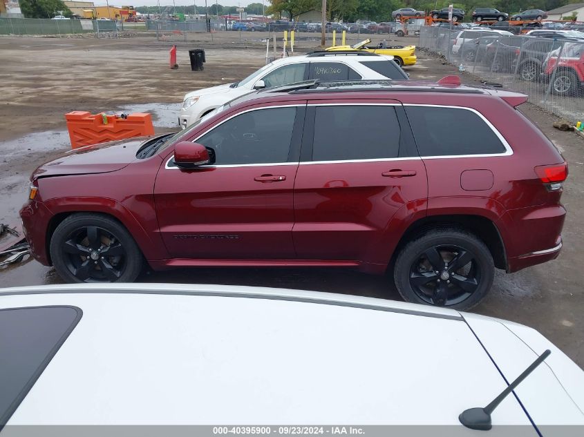 2016 Jeep Grand Cherokee High Altitude VIN: 1C4RJFCG8GC376535 Lot: 40395900