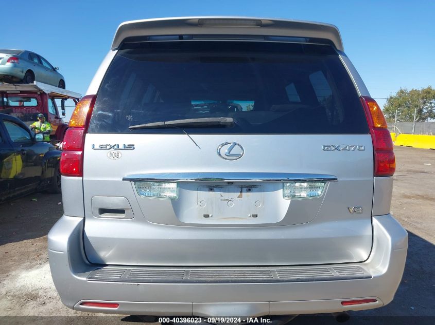 2007 Lexus Gx 470 VIN: JTJBT20X970146834 Lot: 40396023