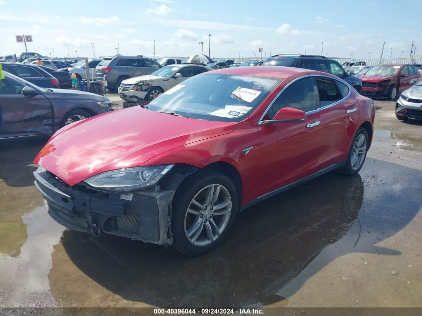 VIN 5YJSA1H18EFP42406 2014 Tesla Model S, P85 no.2