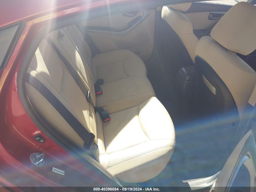 KMHDH4AE9CU417458 2012 Hyundai Elantra Gls (Ulsan Plant)