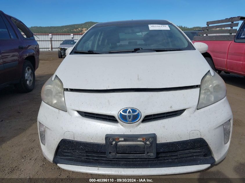 2013 Toyota Prius Three VIN: JTDKN3DU7D5615825 Lot: 40396110