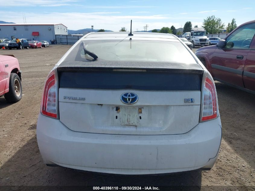 2013 Toyota Prius Three VIN: JTDKN3DU7D5615825 Lot: 40396110