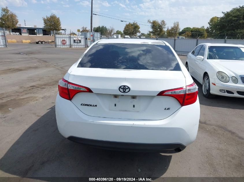 2015 Toyota Corolla Le VIN: 5YFBURHE0FP286853 Lot: 40396120