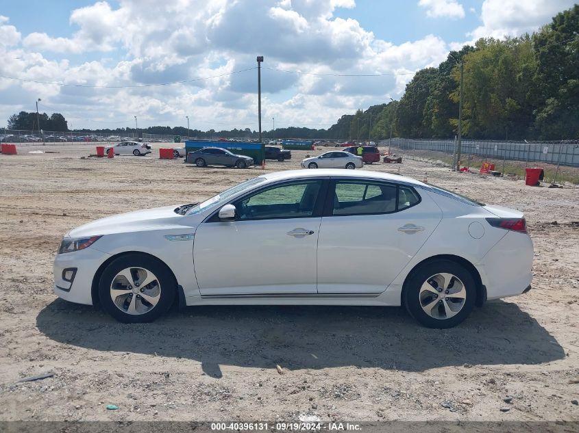 2015 Kia Optima Hybrid VIN: KNAGM4AD4F5085445 Lot: 40396131