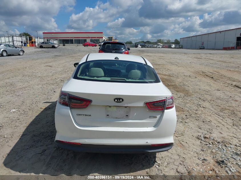 2015 Kia Optima Hybrid VIN: KNAGM4AD4F5085445 Lot: 40396131