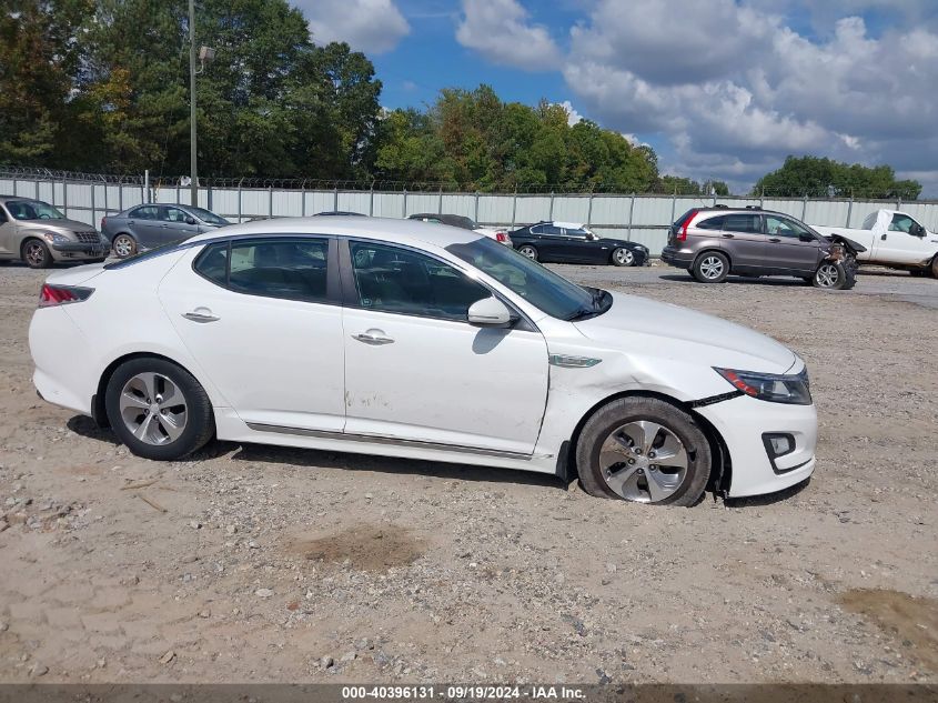 2015 Kia Optima Hybrid VIN: KNAGM4AD4F5085445 Lot: 40396131