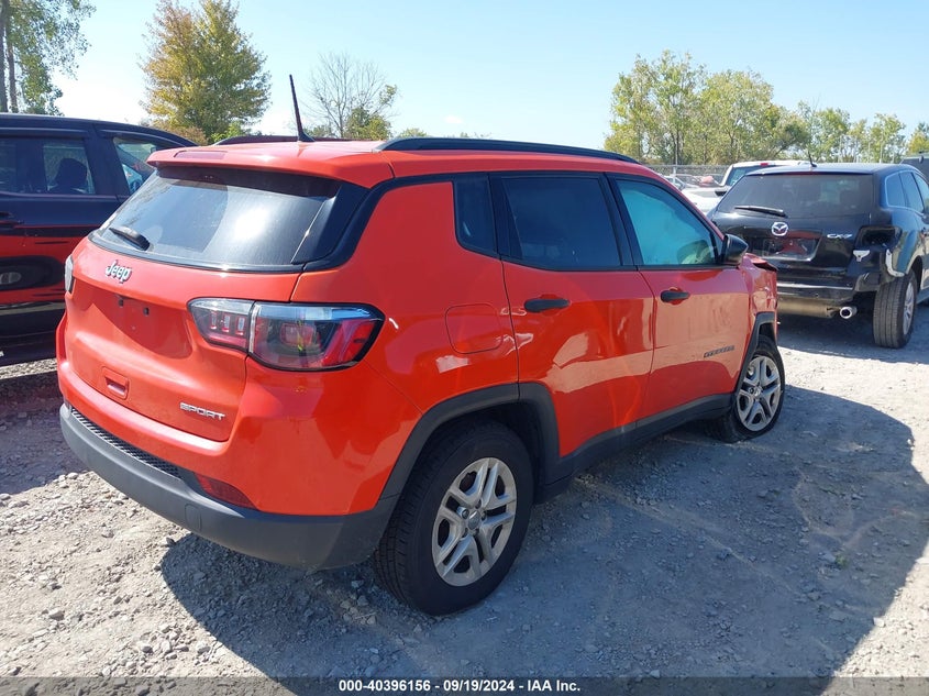 2018 JEEP COMPASS SPORT FWD - 3C4NJCAB2JT227232