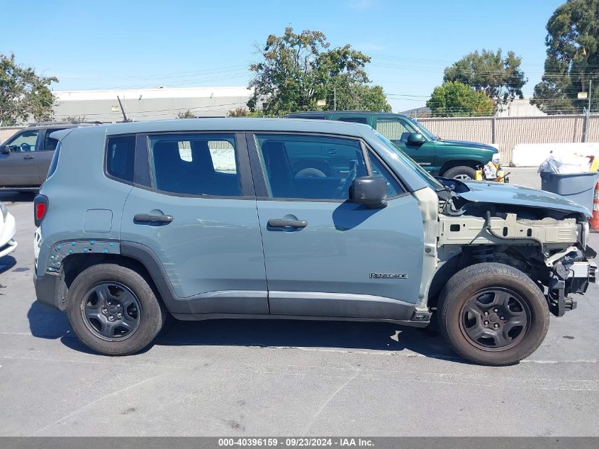 2017 Jeep Renegade Sport Fwd VIN: ZACCJAAB2HPF93477 Lot: 40396159