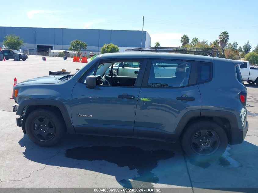 2017 Jeep Renegade Sport Fwd VIN: ZACCJAAB2HPF93477 Lot: 40396159