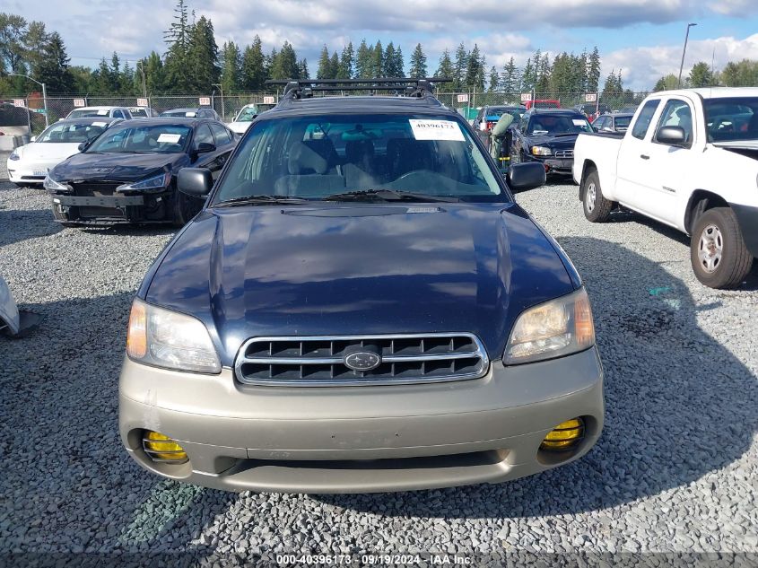 2001 Subaru Outback VIN: 4S3BH665416603054 Lot: 40396173