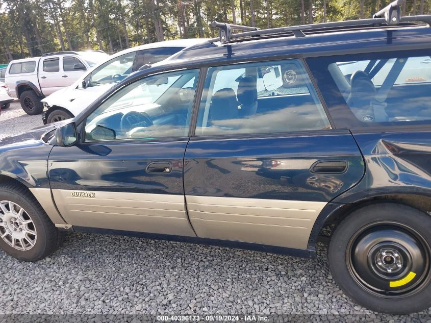 2001 Subaru Outback VIN: 4S3BH665416603054 Lot: 40396173