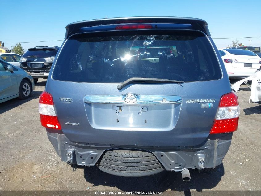 2007 Toyota Highlander Hybrid Limited V6 VIN: JTEEW21A070041256 Lot: 40396200