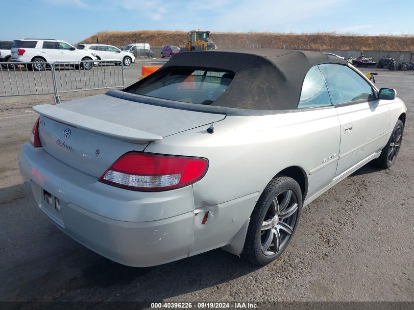 2001 Toyota Camry Solara Sle V6 VIN: 2T1FF28P41C480816 Lot: 40396226