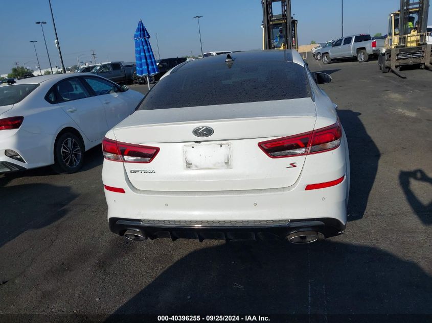 2019 Kia Optima S VIN: 5XXGT4L3XKG328126 Lot: 40396255