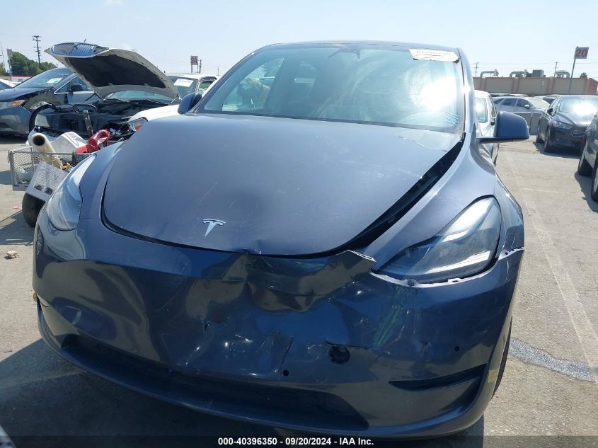 2022 Tesla Model Y Performance Dual Motor All-Wheel Drive VIN: 7SAYGDEF9NF484703 Lot: 40396350