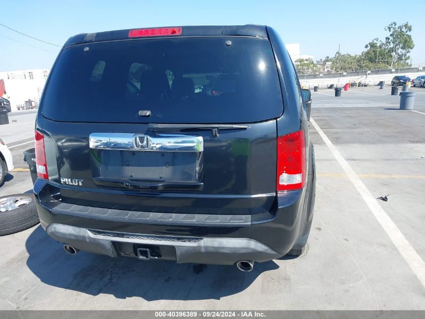 2012 Honda Pilot Ex-L VIN: 5FNYF3H50CB027448 Lot: 40396389