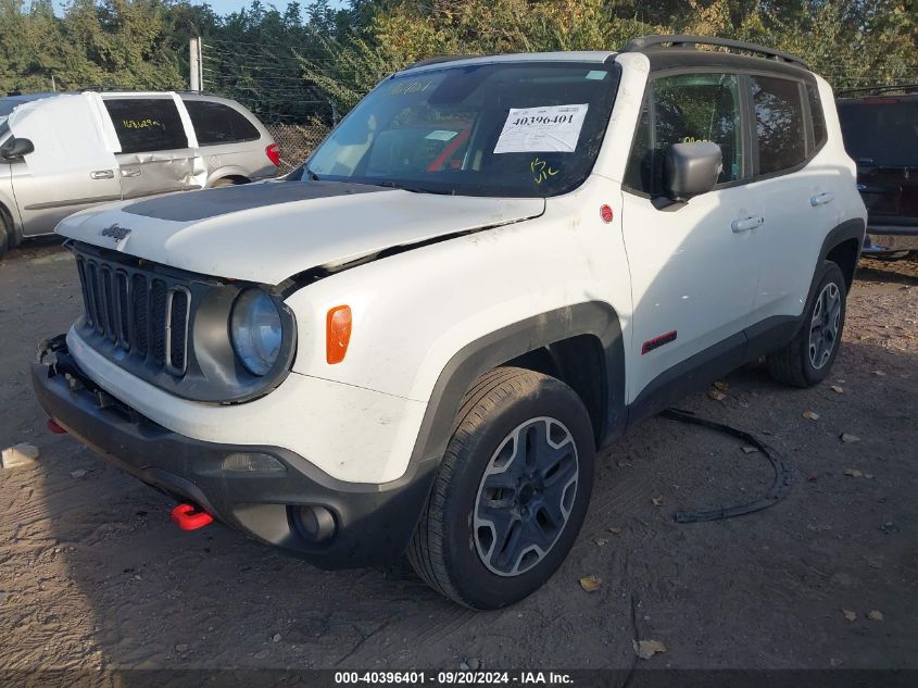 2016 Jeep Renegade Trailhawk VIN: ZACCJBCT7GPD37930 Lot: 40396401