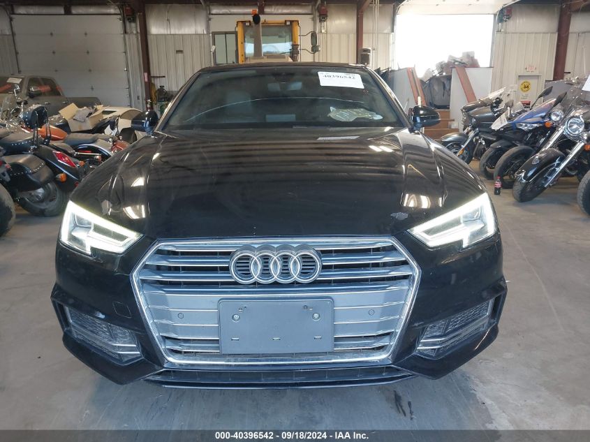 2018 Audi A4 2.0T Tech Ultra Premium/2.0T Ultra Premium VIN: WAULMAF42JA119663 Lot: 40396542