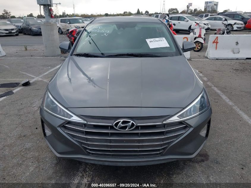 2019 Hyundai Elantra Sel VIN: 5NPD84LF2KH424206 Lot: 40396557