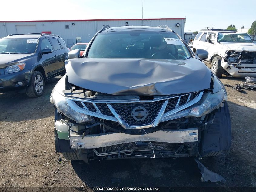 2011 Nissan Murano Sl VIN: JN8AZ1MW1BW163906 Lot: 40396569