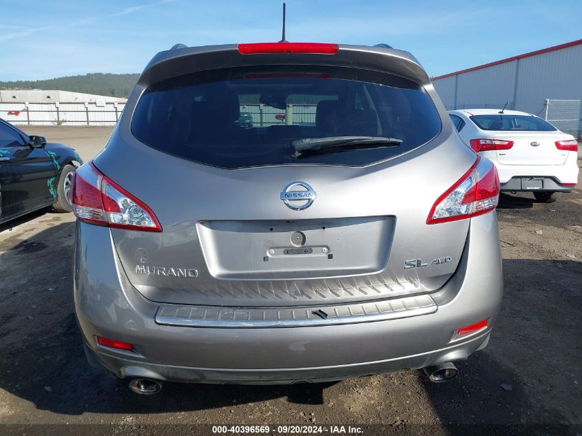 2011 Nissan Murano Sl VIN: JN8AZ1MW1BW163906 Lot: 40396569