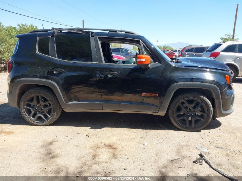 2020 Jeep Renegade Orange Edition Fwd VIN: ZACNJABB9LPL71290 Lot: 40396582