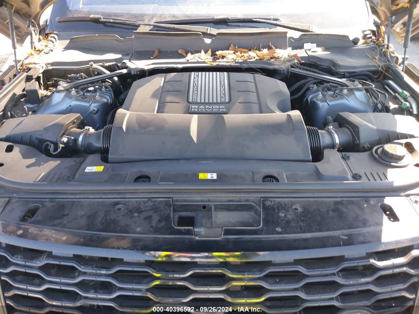 VIN SALGS2SV7KA558043 2019 LAND ROVER RANGE ROVER 3.0L V6 SUPERCHARGED HSE
