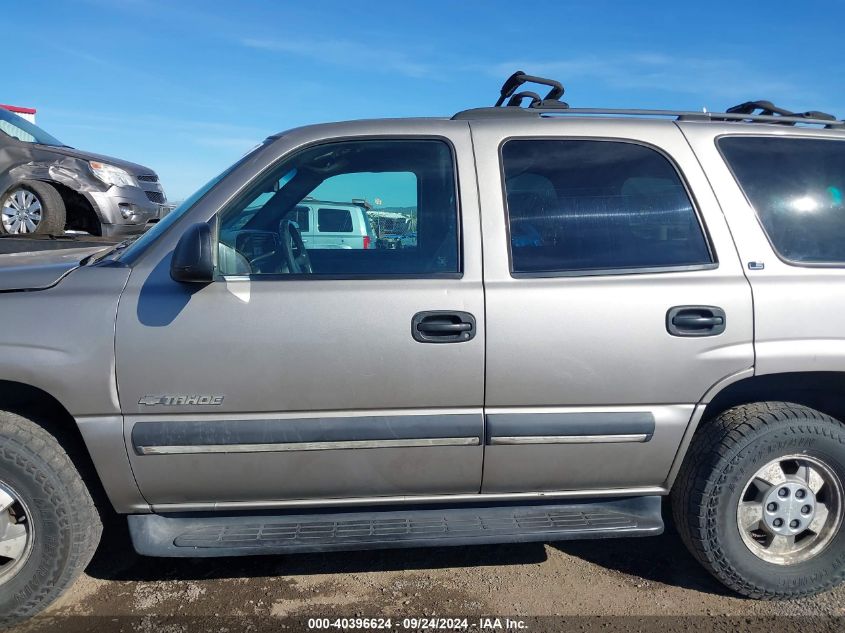 2002 Chevrolet Tahoe Ls VIN: 1GNEK13V92J247860 Lot: 40396624