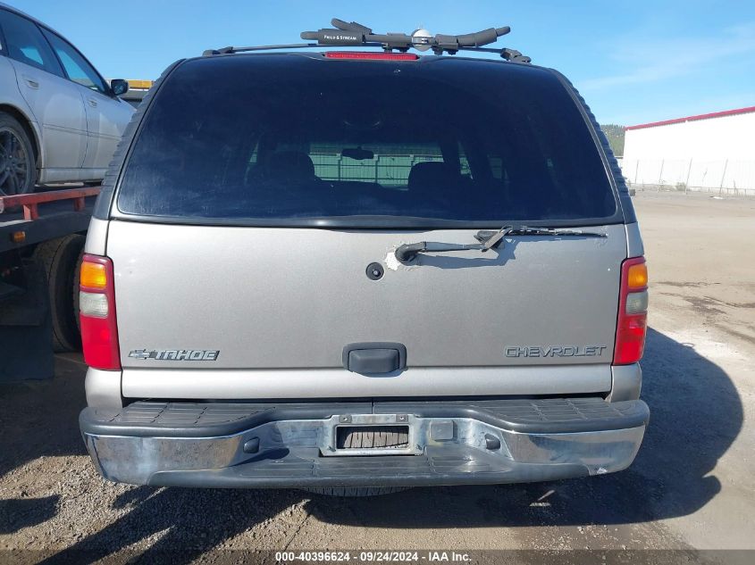 2002 Chevrolet Tahoe Ls VIN: 1GNEK13V92J247860 Lot: 40396624