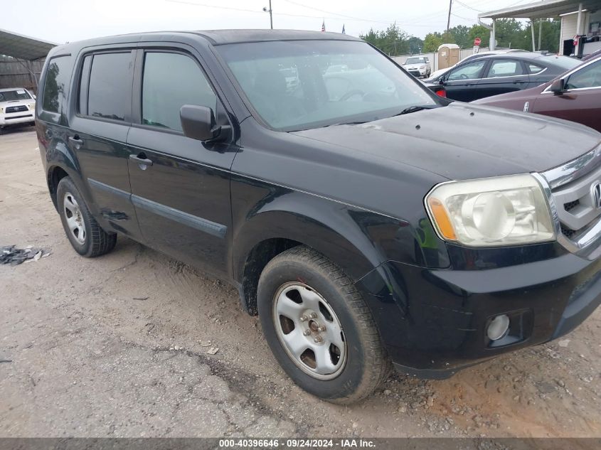 2010 Honda Pilot Lx VIN: 5FNYF4H29AB031717 Lot: 40396646