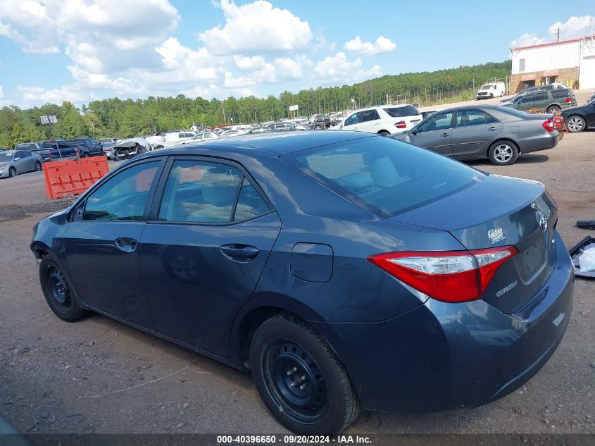 2016 Toyota Corolla Le VIN: 2T1BURHE3GC659627 Lot: 40396650