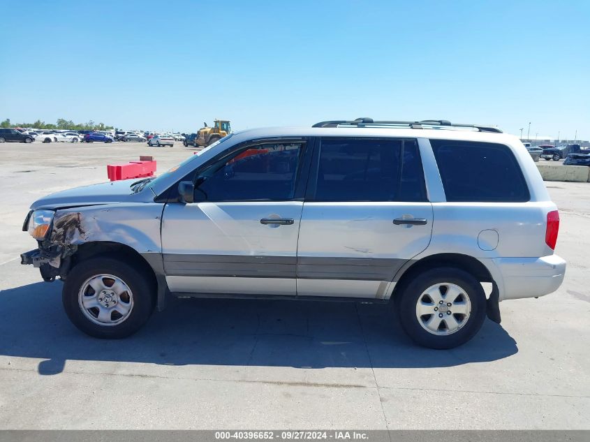 2003 Honda Pilot Lx VIN: 2HKYF18163H543784 Lot: 40396652