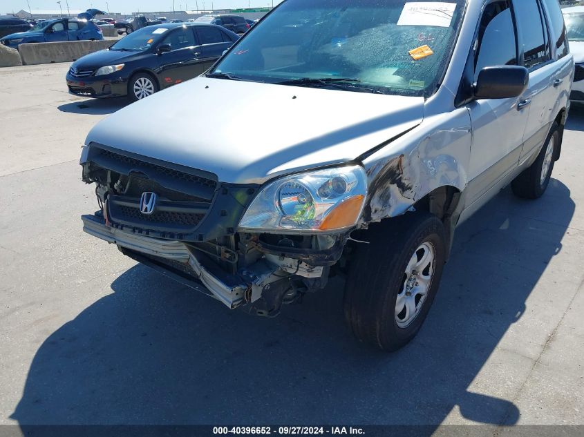 2003 Honda Pilot Lx VIN: 2HKYF18163H543784 Lot: 40396652