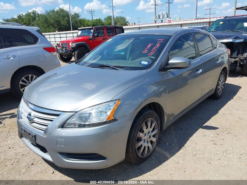 2013 Nissan Sentra S VIN: 3N1AB7AP8DL689980 Lot: 40396658